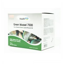 HEALTH UP [호주발송]HEALTH 헬스업 그린머슬 초록입홍합 오일 뉴질랜드 60정Green Mussel 7500, 1개, 1