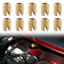 할리 데이비슨 투어링 FLHT FLHX 10Pcs 오토바이 Batwing 페어링 황동 스레드 삽입 수리 볼트 키트