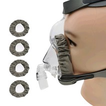 코골이방지 양압기 Cpap 마스크 라이너 공기 누출 및 피부 자극을 줄이기 위해 재사용 가능한 커버 대부, 한개옵션0
