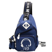 버블리데이 캐릭터 야광 슬링백