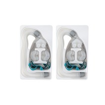 The Yeppin BMC P2 비강 베개 인터페이스 마스크 CPAP 자동 BiPAP S M L 세 가지 크기의 실리콘 쿠션, 02 2pcs P2_03 Add a auto CPAP