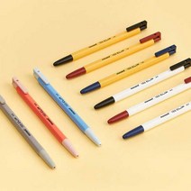 모나미 153 클립 볼펜 CLIP 0.5mm 0.7mm 1.0mm 낱개, 0.5블루