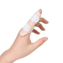 휜 손가락 교정기 방어 골 핑거 프로텍터 테이핑 관절, 원너클 블루