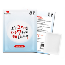 해피데이 오늘 그대를 따뜻하게 해드리리라 파스형 핫팩 50 g, 20개