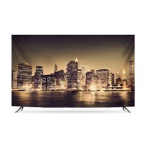 TV 대형 벽걸이 티비 커버 가림막 가리개 덮개 6종 32-86인치 모니터 커버 도시 풍경, 32인치