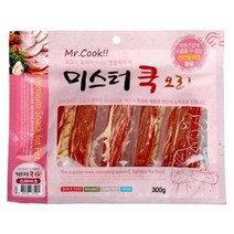 미스터쿡 강아지 간식 스테이크, 오리, 300g, 18개