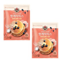 백설 핫케익 믹스 가루, 1kg, 2개