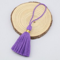 10pcs 6cm 코 튼 프린지 교수형 밧줄 술 매력 Diy 쥬얼리에 대 한 트림 펜 던 트 공예 키 체인 액세서리 만들기, 10 pcs, 12 Style12