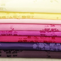 벚꽃 양단 8종(1230-16) 은은한 광택감의 도톰한 한복지, 아이보리