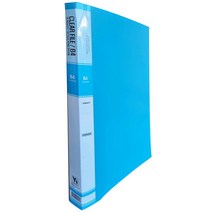 연합 B4 클리어화일 크리어화일 바인더 속지 20장 내장, 하늘