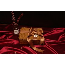 케이스 여성 셀럽 고급 유럽식 결혼선물 신부들러리 포토박스, T02-23CMx13CMx8CM, C16-카라멜색 선물포장초코릿색 리본