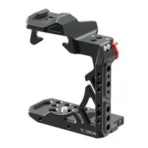 YC 양파 소니 A7S3 카메라 전체 케이지 콜드 슈 1/4 멀티 마운트 A7M3 A7R4 하프 알루미늄 합금 Formfitting 보호, A7M3 A7R4 Silver
