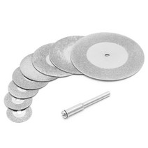 핸드그라인더날 그라인더사포 절단석 그라인더연마석 Bengu 5pcs 16mm-50mm 다이아몬드 커팅 디스크 앰프 회전 공구 블레이드용 드릴 비트 생크, 40mm