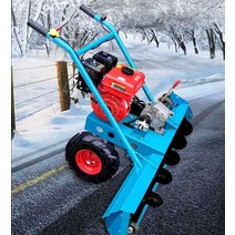관리기제설기 눈 제거 눈청소하는기계 폭설 농업용, 풀 스타트 가솔린 제설기