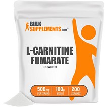 BulkSupplements.com L-카르니틴 푸마르산 - 500mg 카르니틴 특유 L 병아리 파우더 100g 3.5온스, [02] 2.2파운드(1팩)