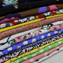 1셋-10마 시원한원단 부드러운 여름원단 패브릭 인견100% 인견 랜덤