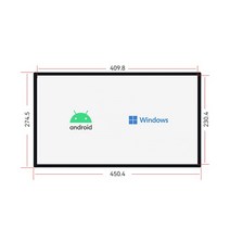 Ld 디지털 간판 벽걸이 터치 스크린 모니터 1.5/22/32/40/43 인치 광고 디스플레이, 01 18.5 inch
