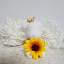 아로마틱핀퐁 해바라기베어 차량용방향제, 라임바질만다린