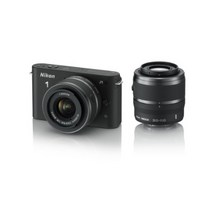 니콘 FM2 필름카메라 nikon n1 j1wz bk 미러리스 디지털 카메라 nikon 1(j1) j1(j1) 이중 줌 키트 검정 중고