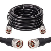 MOOKEERF -400 케이블 LMR400 동등한 동축 케이블 3m(10피트) N 수 초저 동축 케이블 50ohm N 수 - N 수 커넥터 점퍼 케이블 안테나 Wi-Fi, 15FT