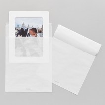 반투명 종이봉투 L 20매 - 5x7 종이액자용, 단품