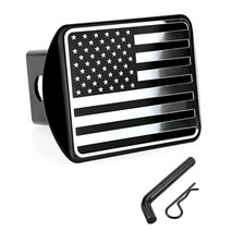 자동차 견인고리 스트랩 튜닝 부착식 트레일러 히치 커버 플러그 고무 2 인치 캠핑카 트레일러 후크에 맞습니다., 밝은 은색