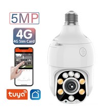 4G LTE 전구소켓 결합형 360도 무선cctv 1분설치 PTZ, 4G LTE 버전