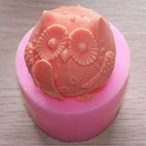 동글이 부엉이 입체수제몰드