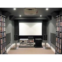 흡음제 방음 스폰지소재 실내 소음차단 음향판 차음재, C타입-블랙