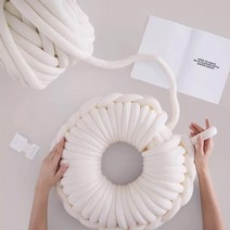 나블리박스 핑거니팅 DIY 자이언트 패브릭얀, 03 아이보리, 1개