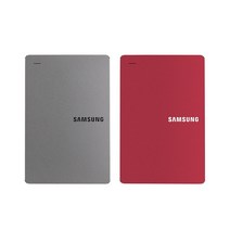 삼성전자 포터블 외장하드 Y3 Portable USB3.0 그레이 레드 2TB