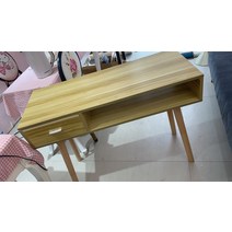 네일 아트 테이블 작업대 원목 책상 인테리어 작업대 네일숍 서랍있는 가구 트롤리, 1개, G.100x40x78 / 서랍있음 / 베이지