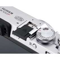 [JJC] 후지 X100V XT3 XT4 XT30 인스탁스 미니에보 후지 카메라 핫슈커버, 블랙