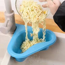 수전 자취 음식물 쓰레기 쓰레기통 짬통 거름망 거치대 잔반 통 처리 음쓰통 매직 홀더 아파트 거름통 싱크대 걸이 휴지통 음식 걸이형 수거 용기 가정용 비닐 봉지 주방 4컬러, 색상, 그린