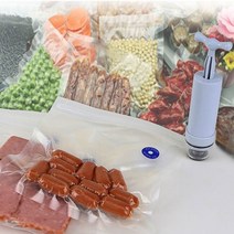 메이드조이 진공팩 포장 압축 지퍼백 10매 + 진공펌프