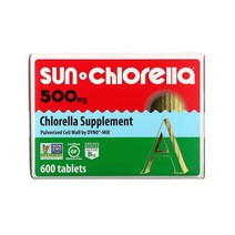 Sun Chlorella 500 mg 600 Tablets, 120 Count