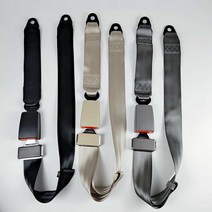 지게차 안전벨트 포크레인 덤프트럭 고정 시트 벨트, B타입 블랙