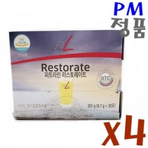 독일 pm 피트라인 리스토레이트 오후 저녁 비타민 쥬스 최신제품발송, 201g, 4개