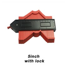 20/50mm 5;6;Contour Gauge Plastic Profile Copy Standard Wood Marking Tool Tiling Lnate Tiles, 06 TYPE B RED