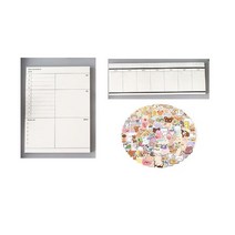 [피에프제이] 생활계획표100매 + 스티커 100매 세트, 위클리 50매 +데일리 50매 +스티커100매