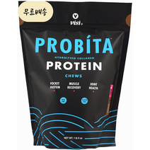 SG솔루션 비사이 프로비타 콜라겐 프로틴 60개입 츄어블 / Visi Probita (초코맛 링곤베리맛), 60개