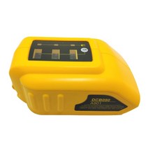 디월트충전기 호환 듀얼 USB DCB090 어댑터 충전기 전원 공급 장치 Dewalt 14.4V 18V 20V 리튬 이온 배터, 02 Adapter type B
