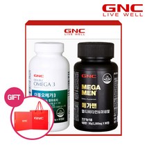GNC 메가맨+더블오메가3 세트, 단품, 단품