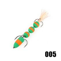 W.P.E 낚시 미끼 크기 L 여러 가지 빛깔의 부드러운 인공 미끼베이스 태클 Wobbl, 3PCS, 05 PMGC-L-005