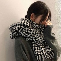 city sky 체크무늬 머플러