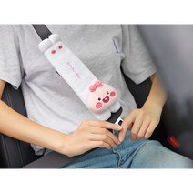 카카오프렌즈 안전벨트 커버 헬로인형 폭신한커버 차량용커버, 안전벨트커버 어피치