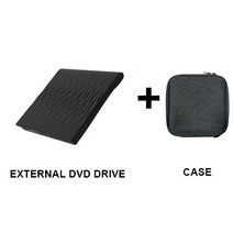 벽걸이 cd플레이어 씨디플레이어 외장 CD DVD 드라이브 USB 3.0 슬림 RW 라이터 버너 리더 플레이어 플러, 03 ShuW Black-Case