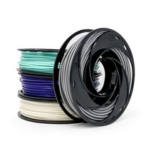 Gizmo Dorks 저냄새 ABS 3D 프린터 필라멘트 3mm 2.85mm 200g 샘플 팩 - 화이트 틸 퍼플 그레이