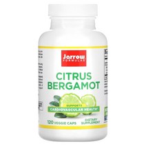 Jarrow Formulas 자로우 포뮬러스 Citrus Bergamot 시트러스 베르가못 버가못 120베지캡슐 플라보노이드 폴리페놀 나린진 네오에리오시트린 네오헤스페리딘 멜리티딘