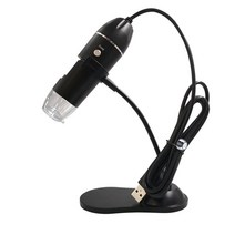 광학현미경 생물 디지털 전자 usb 현미경 1000 카메라 비디오 돋보기 보정 눈금자 8 조명, B